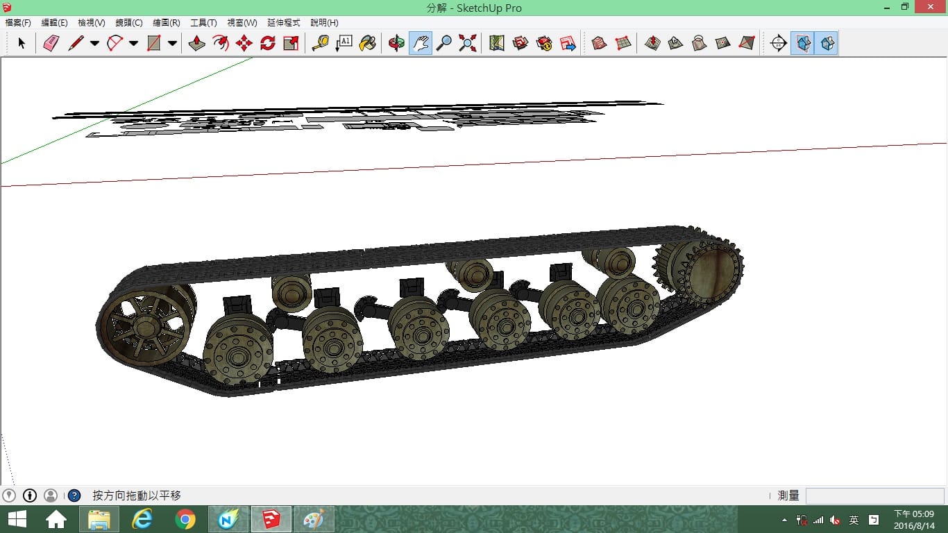 Клим Ворошилов-2 重型坦克KV-2 紙模化製作1 9