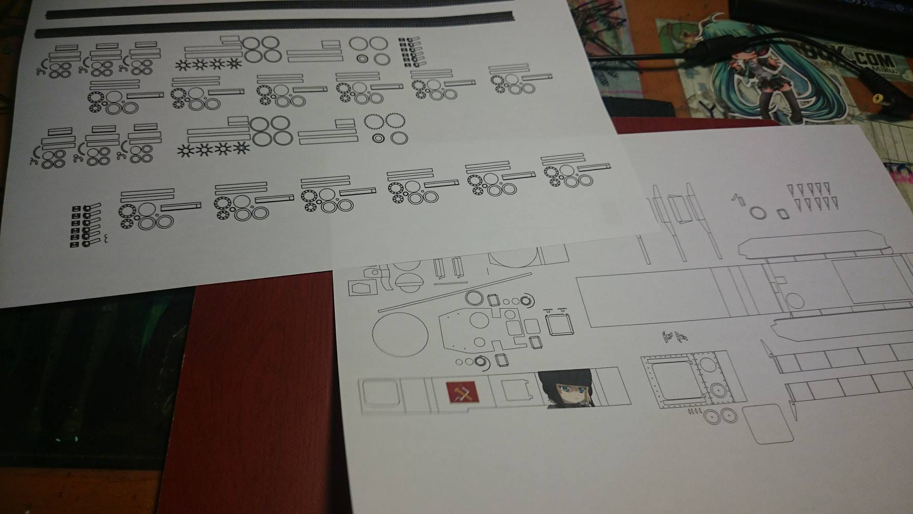 Клим Ворошилов-2 重型坦克KV-2 紙模化製作1 20