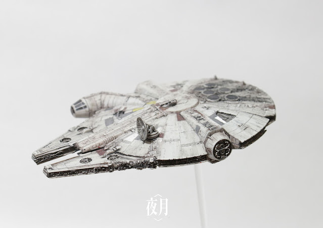 萬代 迷你千年鷹成品照