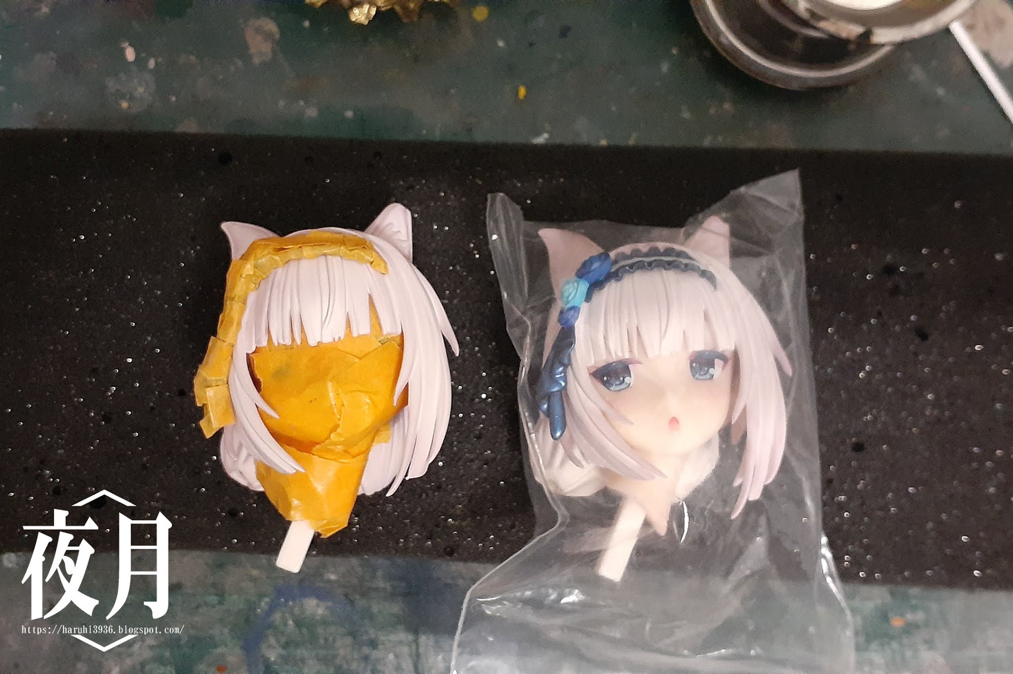 Native 《NEKOPARA》 香草補色—補件頭部與工作中的頭