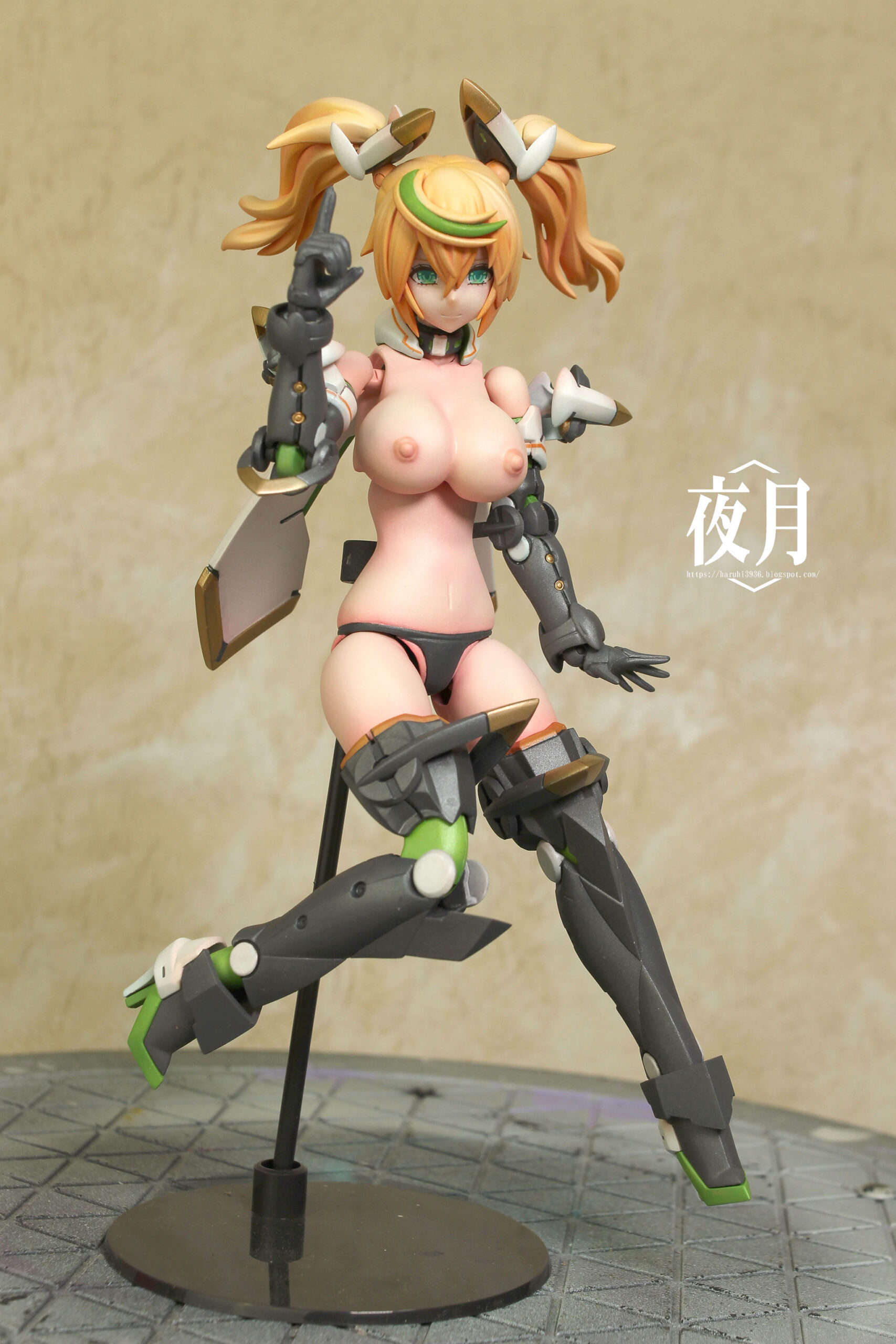 壽屋《夢幻之星》潔涅純白星改造 完成品展示 05